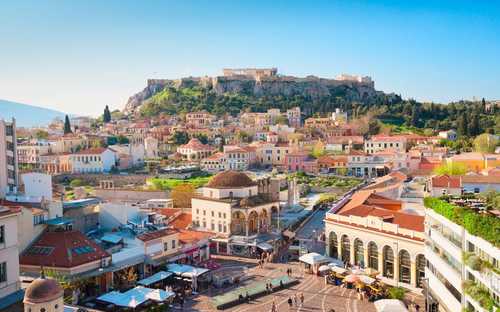 Περιήγηση με λεωφορείο στην Αθήνα Ανοιχτό λεωφορείο περιήγησης στην Ακρόπολη